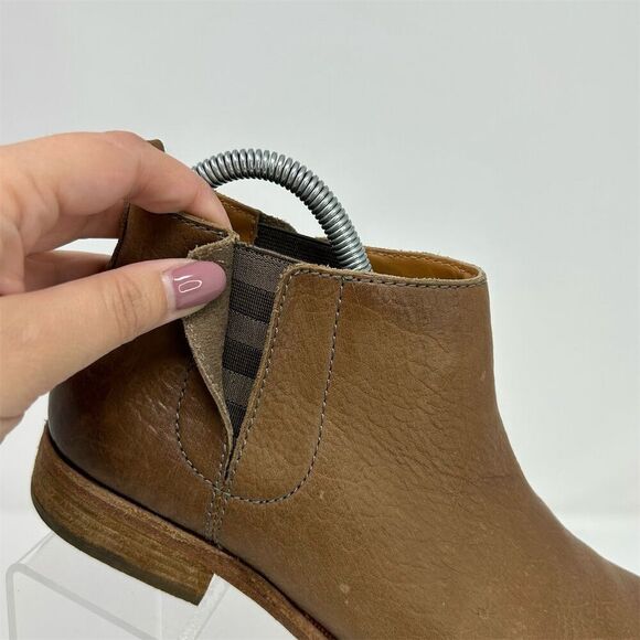 Kork-Ease Women's Slip-On Brown Leather Chelsea Ankle Boots Size 7.5 - Picture 2 of 12